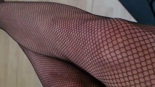 Fishnet Tight and Cock Cage