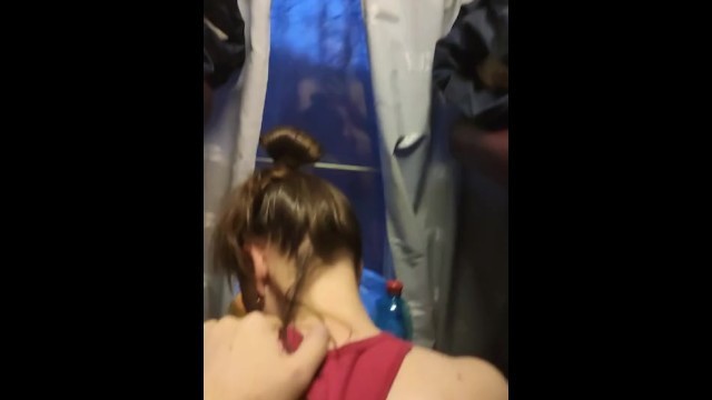 Amateur Public Train Fuck